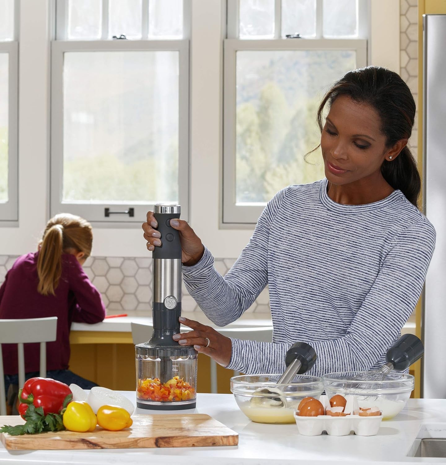 Power up Your Kitchen Creations with Powerful GE Immersion Blender - Unleash Culinary Magic! 